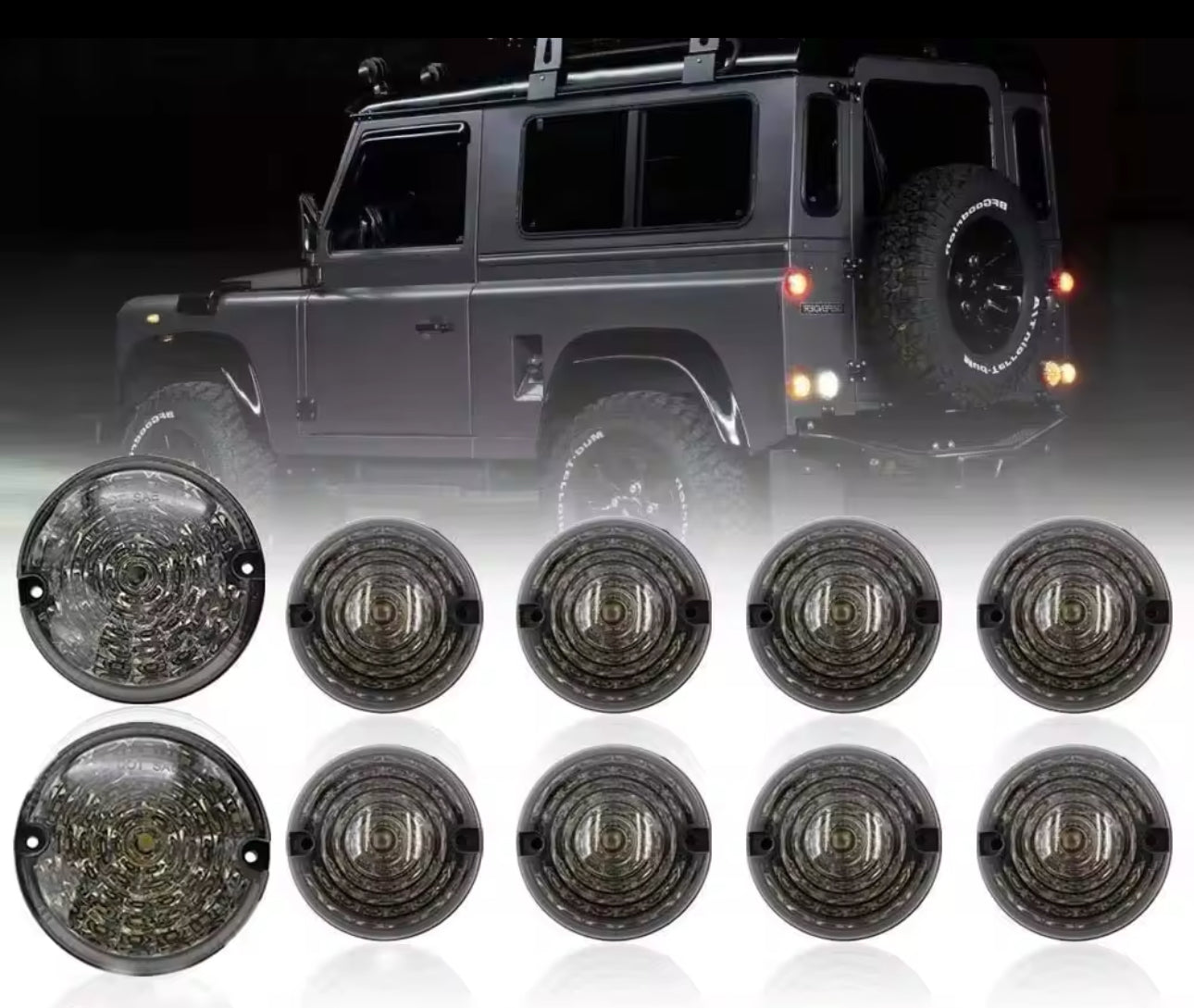 Kit Fari / Fanali FUMÉ per Land Rover Defender