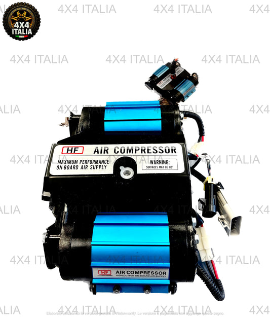 Compressore auto off road DOPPIO motore 12v 175l/min 10bar