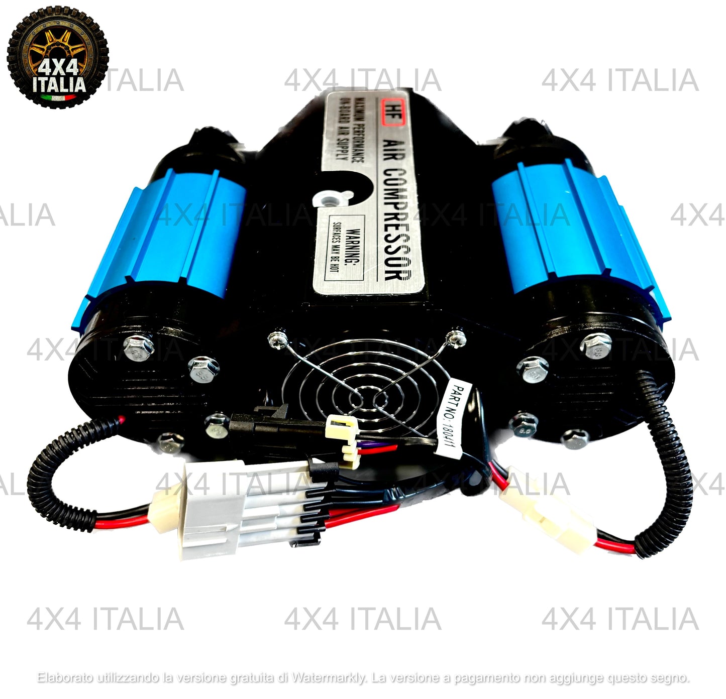 Compressore auto off road DOPPIO motore 24v 175l/min 10bar