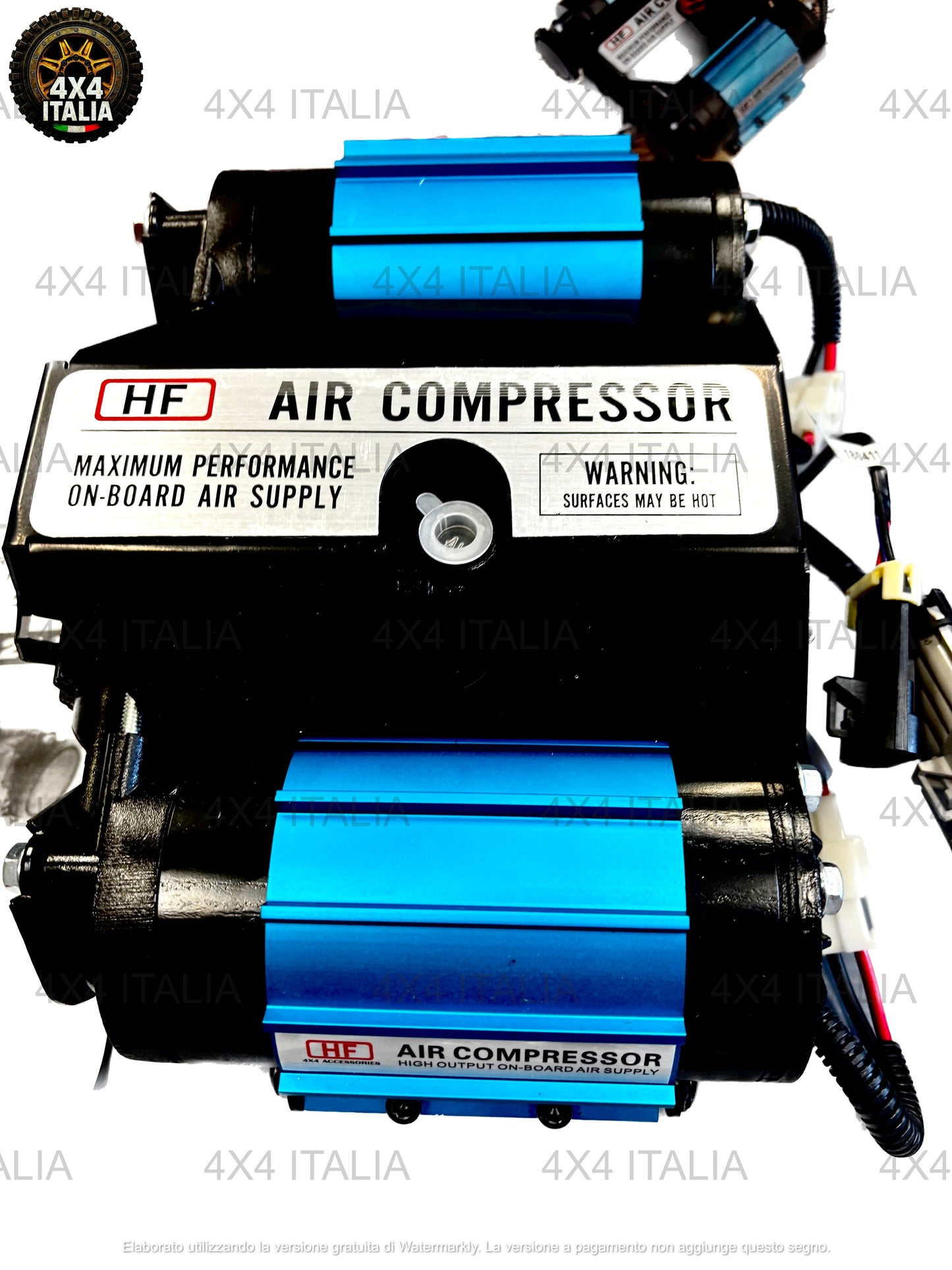 Compressore auto off road DOPPIO motore 24v 175l/min 10bar