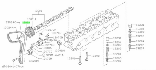 Nissan Camshaft Pulley 13024V7201