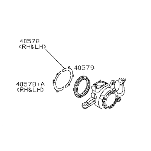 Paraolio fuso a snodo / bocce per Nissan Patrol GR Y60 - Y61