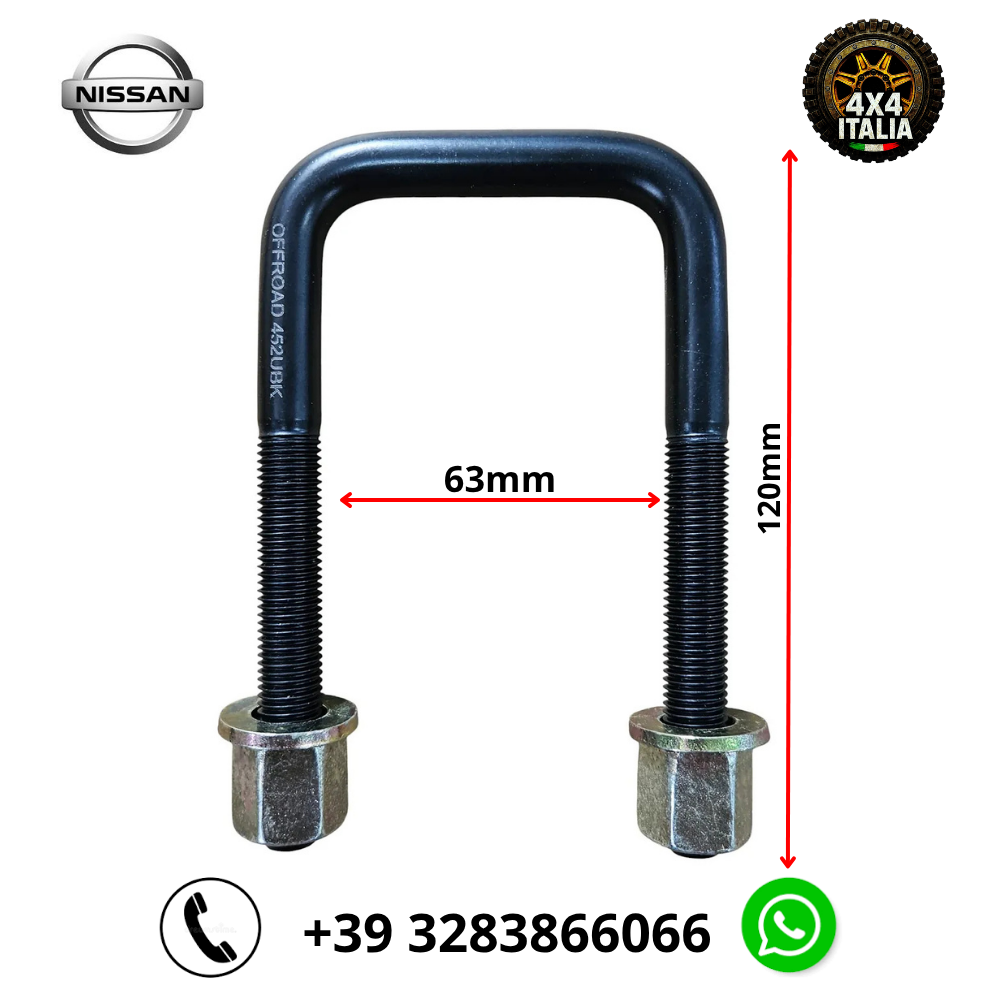 U-BOLT/ CAVALLOTTO BALESTRA ANTERIORE NISSAN PATROL TR K160/260