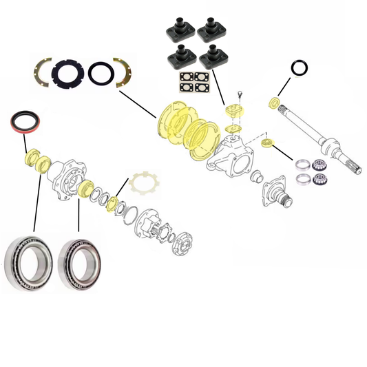 Kit COMPLETO Revisione Ponte Bocce / Fuso Suzuki Sj Samurai tutti i modelli