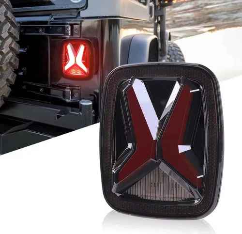 Smoked Black LED Lights / Rear Lights for Jeep Wrangler CJ TJ YJ 1998-2006