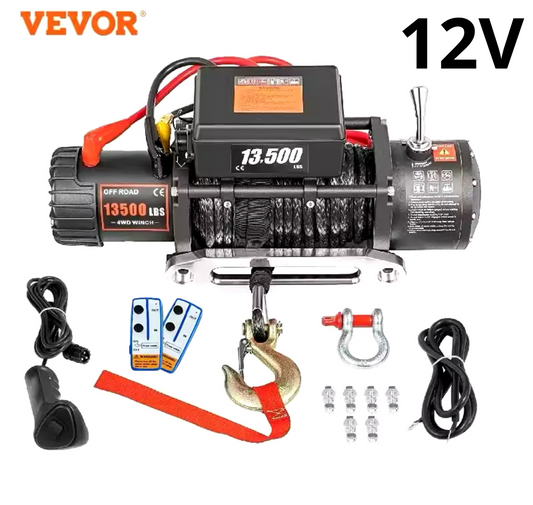 Verricello 13500LBS - 6123,5kg, 12VOLT