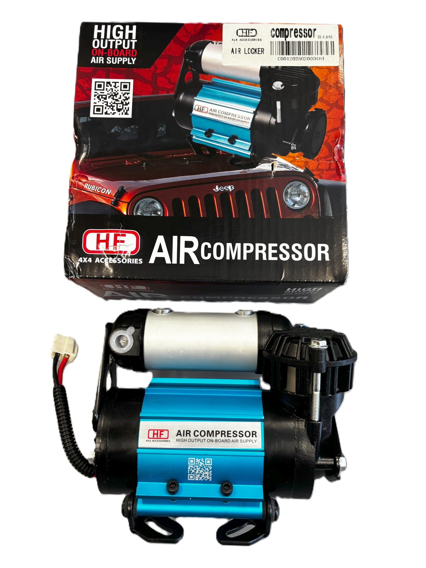 Compressore auto off road motore 12V  8 bar 85l/min
