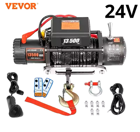 Verricello 13500LBS - 6123,5kg 24VOLT