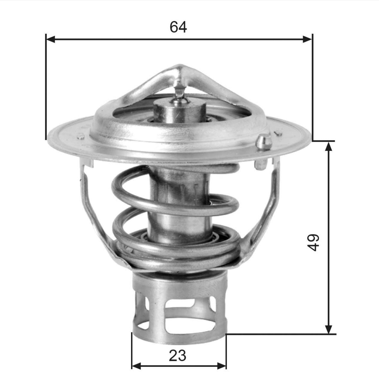 Termostato Anticipato 77º per Nissan Patrol motore RD28t