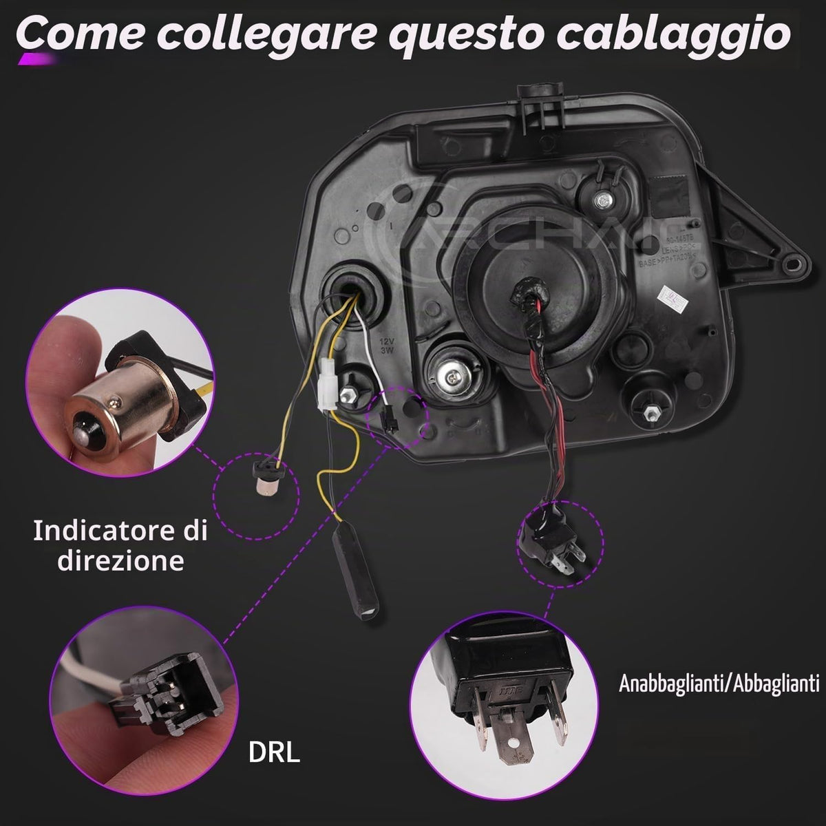 Fari Anteriori Doppia Lente per Suzuki Jimny 1998–2017