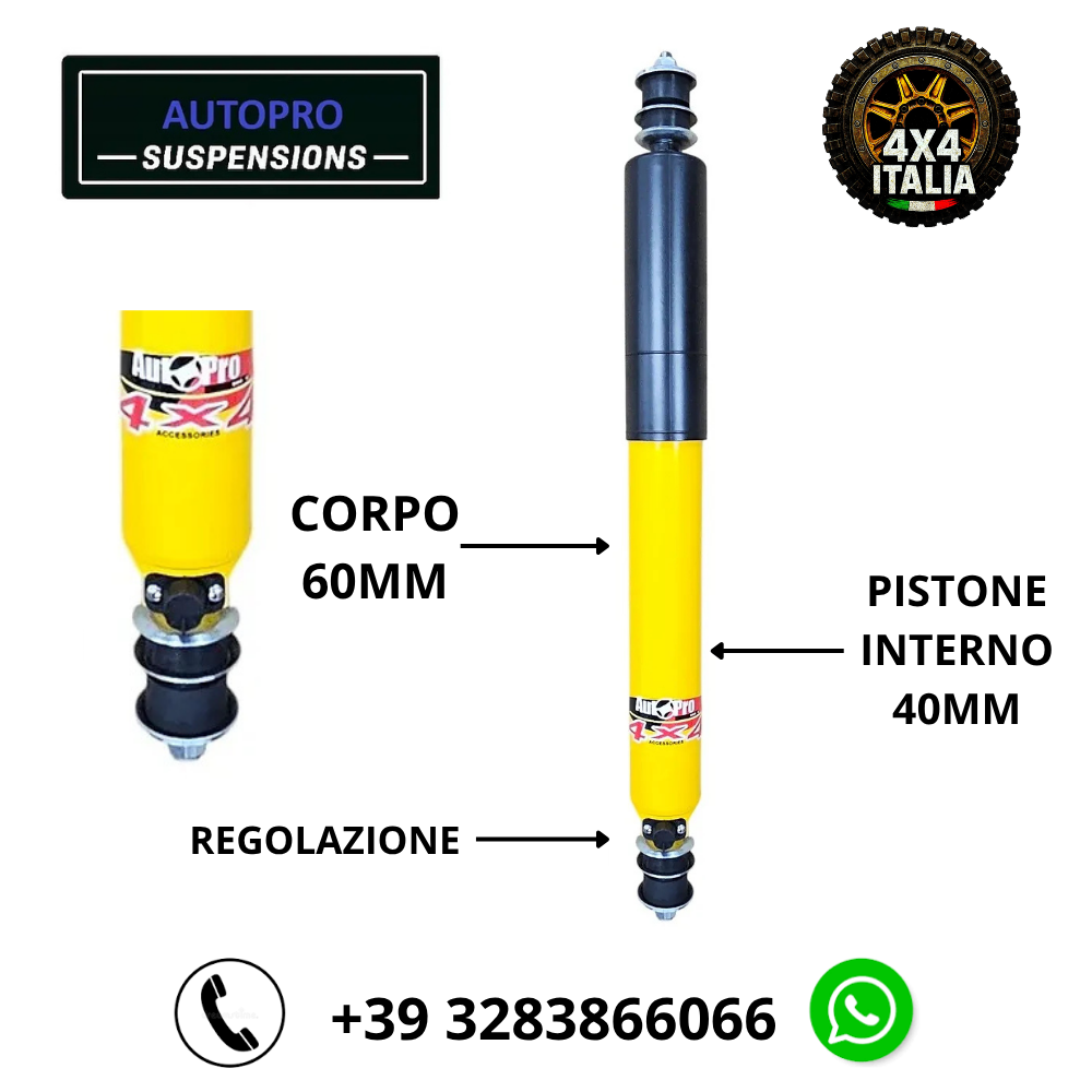 Kit di rialzo AutoPro REGOLABILE +7.5cm Nissan Patrol GR Y60 Y61