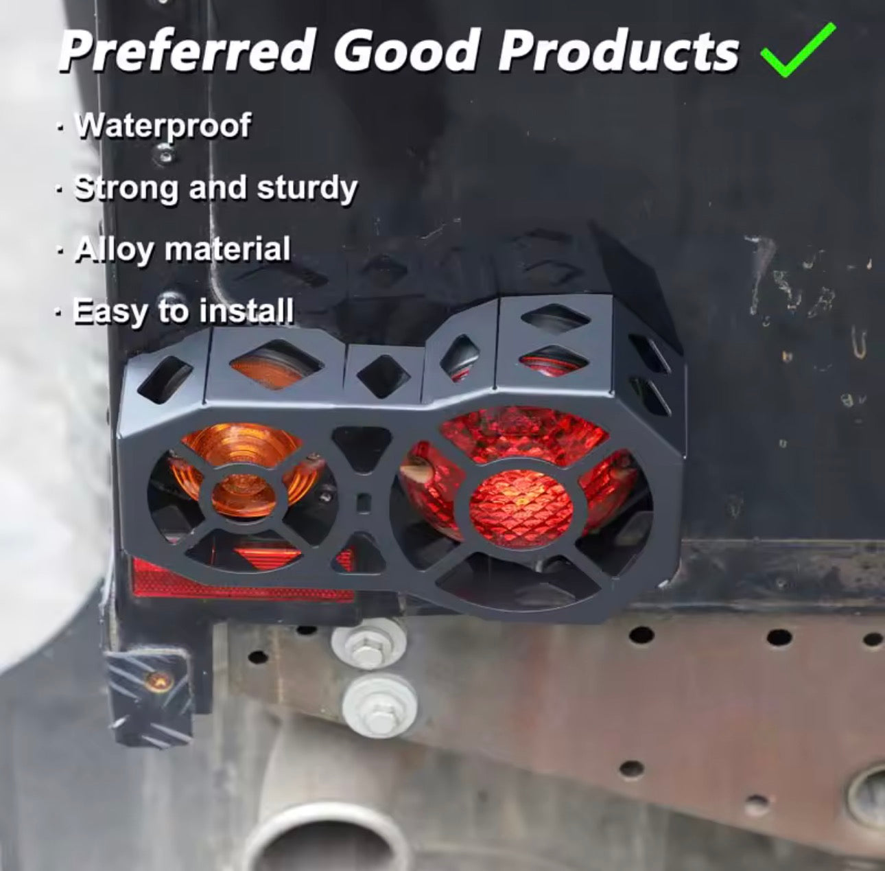 Copertura Fanali Defender in acciaio