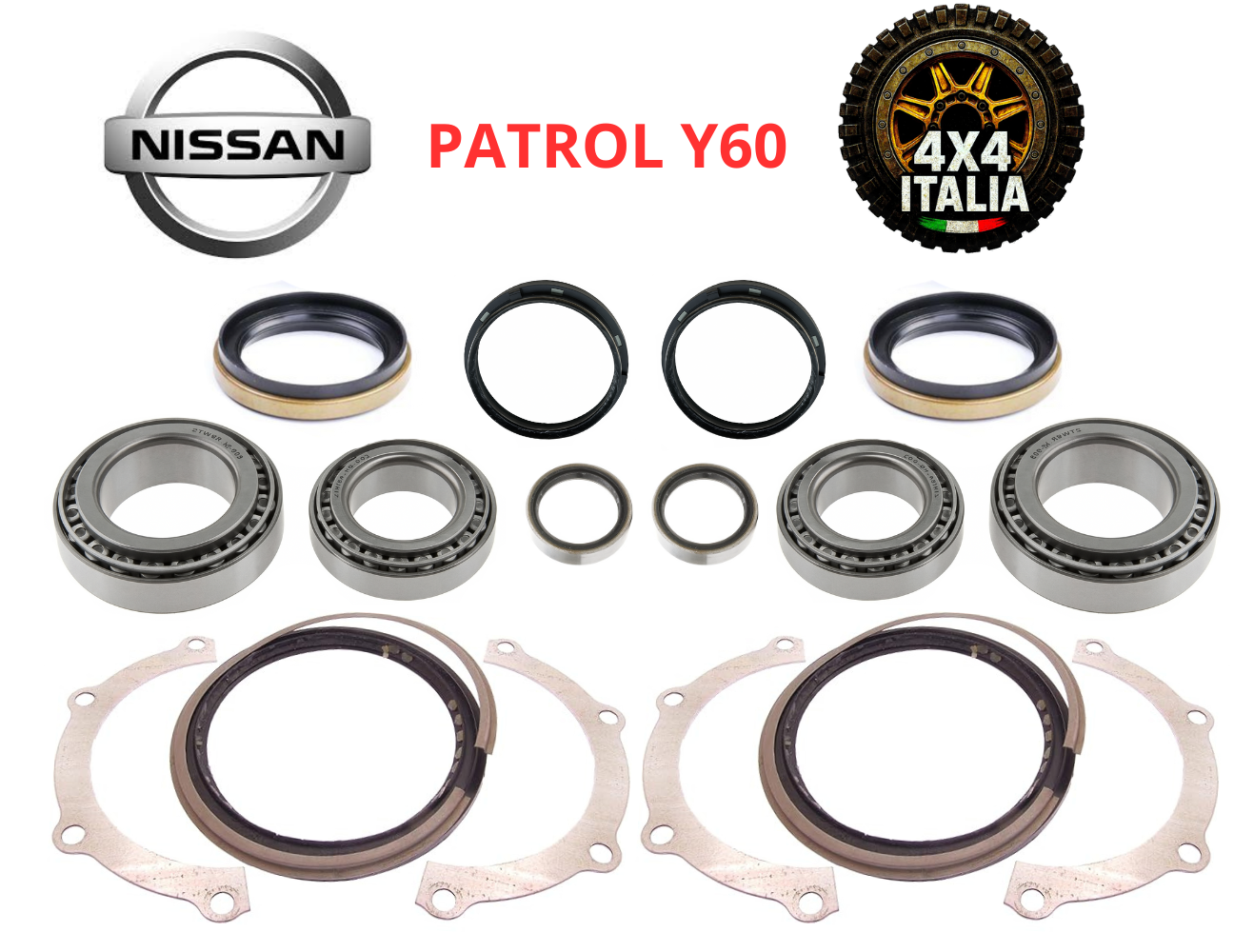 Kit revisione Bocce / Fuso per Ponte Anteriore Nissan Patrol GR Y60 (tutti i modelli)