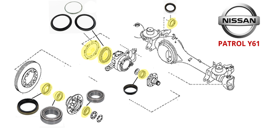Nissan Patrol GR Y60 - Y61 Ball Revision Kit
