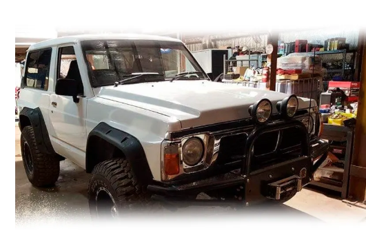 Parafanghi allargati Nissan Patrol GR Y60 +10CM