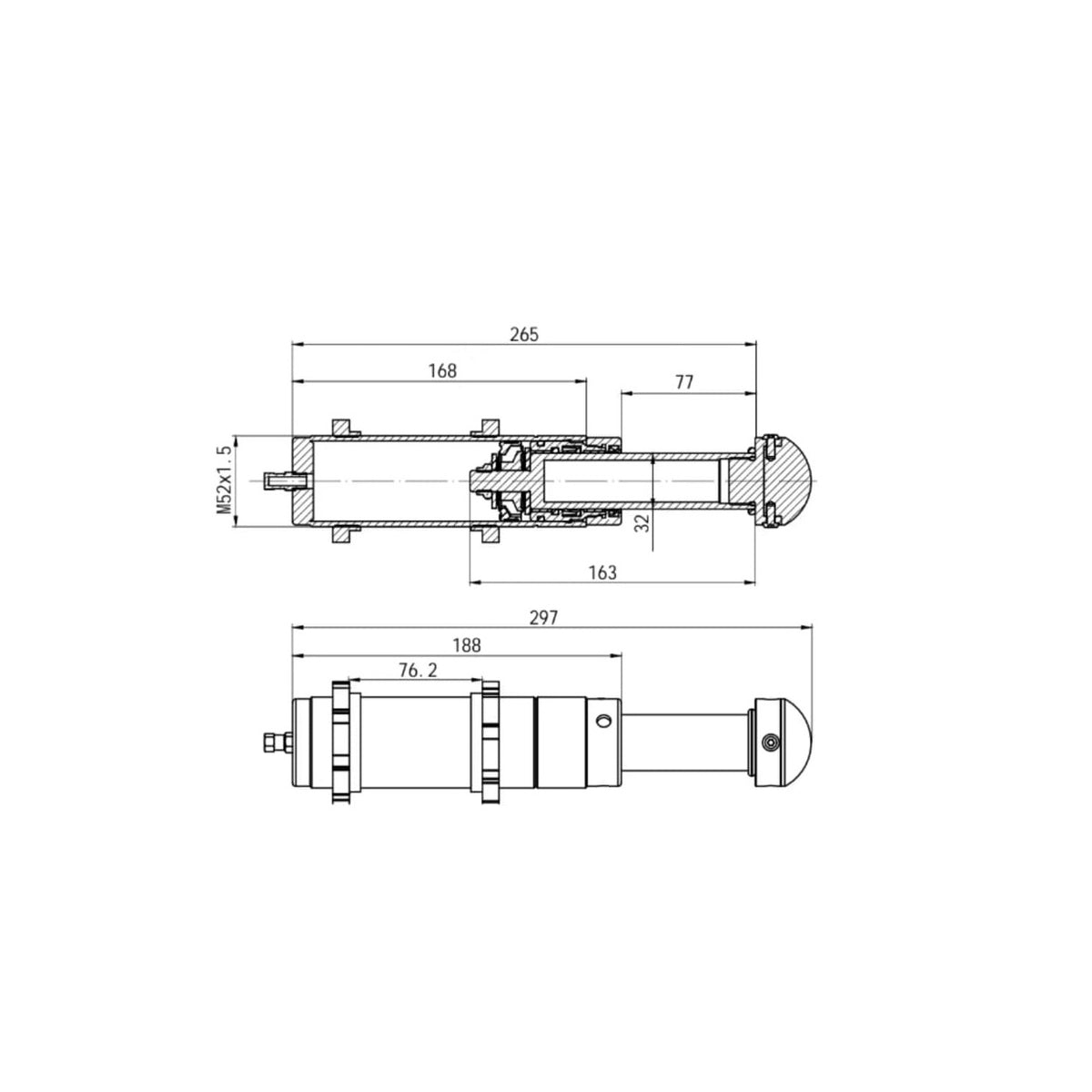 Bump Hydraulic HF Stop Off-road (3 "Tour) - Premium Edition