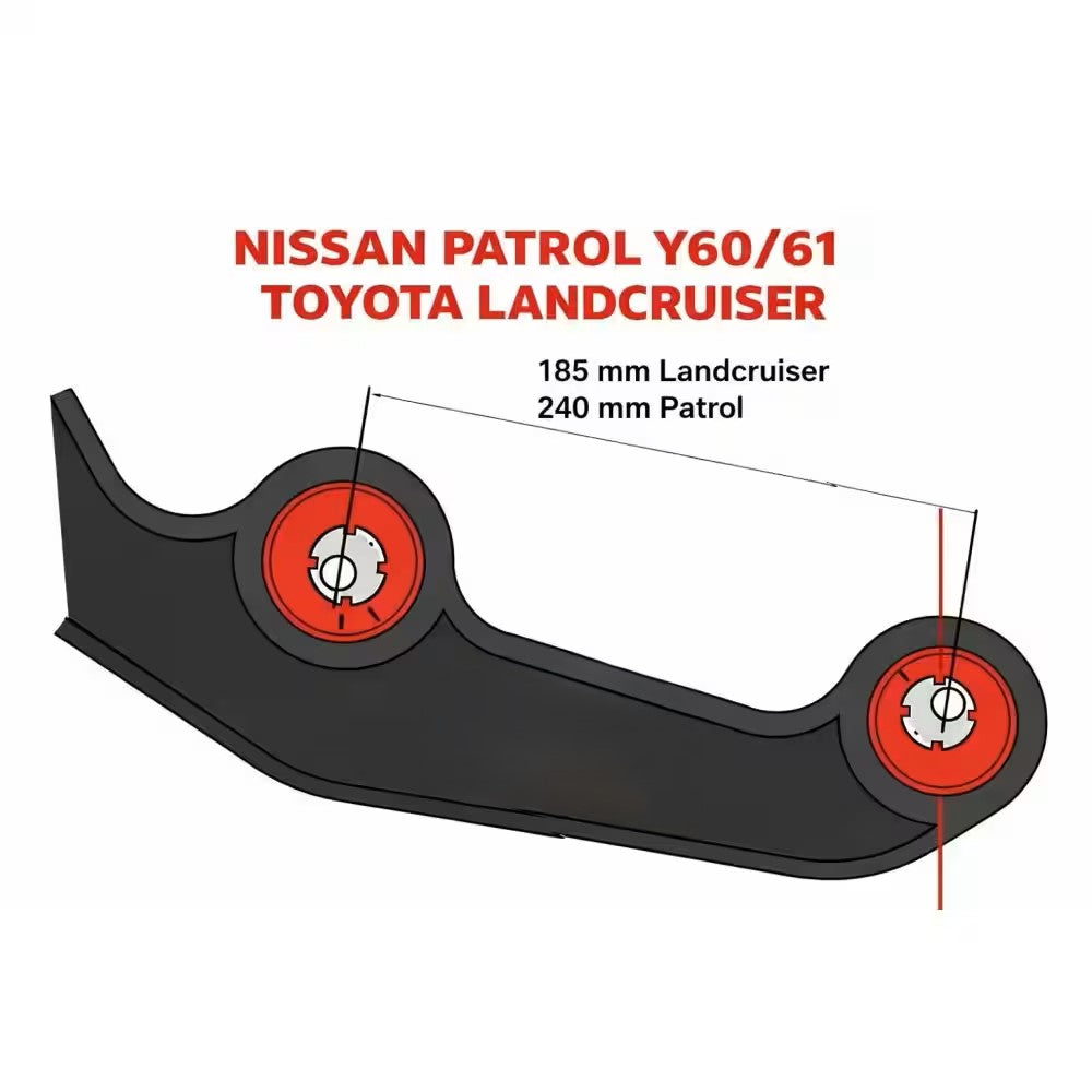 Boccole Caster Kit Bracci anteriori Toyota Land Cruiser