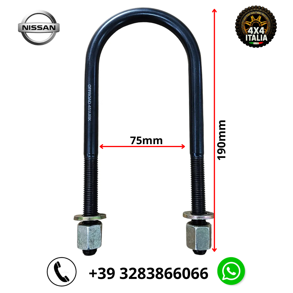 U-BOLT/ CAVALLOTTO BALESTRA ANTERIORE NISSAN PATROL TR K160/260