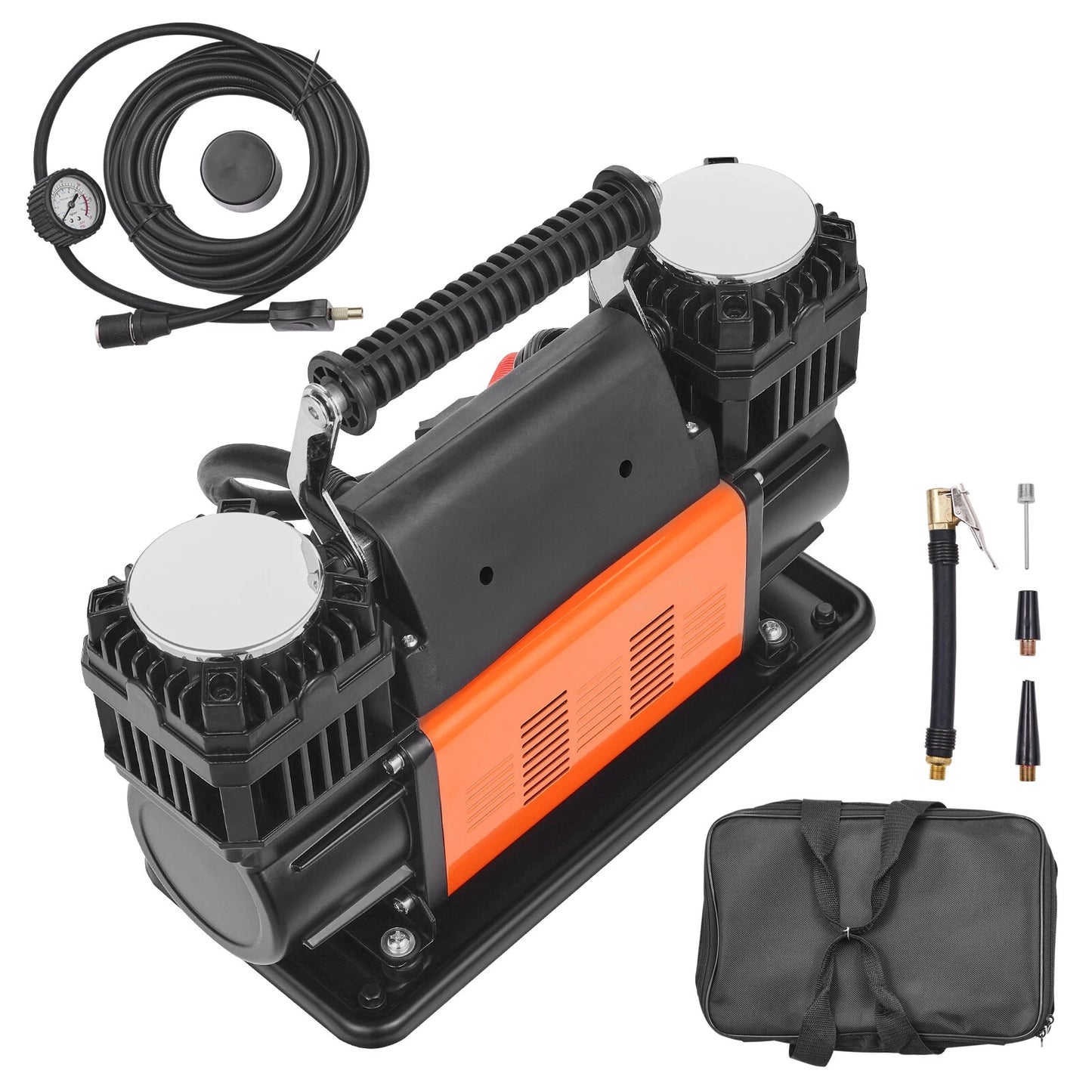 Compressore 12VOLT Doppio Motore 300 L/min 10Bar per Off Road