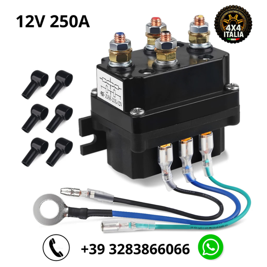Relè solenoide verricello 12V 250A DC